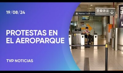 Complicaciones en el aeroparque porteño por medidas gremiales