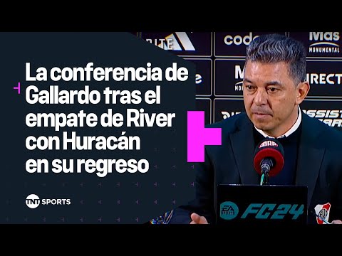 CONFERENCIA de Marcelo Gallardo: «El equipo estaba acostumbrado a jugar de una manera distinta»