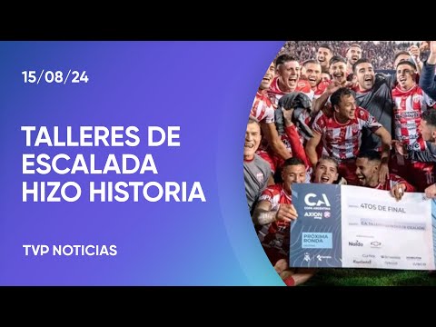 Copa Argentina: Talleres de Escalada eliminó a Banfield Copa Argentina: Talleres de Escalada eliminó a Banfield