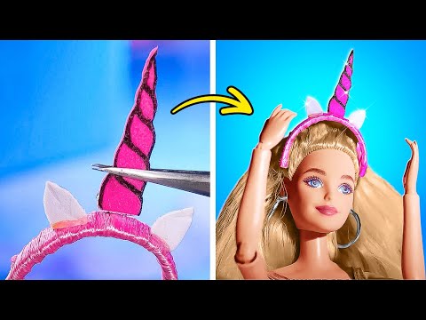 CREACIÓN DE IMPRESIONANTES ACCESORIOS PARA MUÑECAS A PARTIR DE ARTÍCULOS COTIDIANOS 🎀 CREACIÓN DE IMPRESIONANTES ACCESORIOS PARA MUÑECAS A PARTIR DE ARTÍCULOS COTIDIANOS 🎀