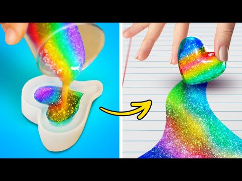 CREACIONES HIPNÓTICAS CON RESINA EPOXI 💖 JOYERÍA Y ARTESANÍAS DIY