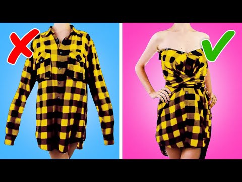DE ROPA ABURRIDA A IMPRESIONANTE | HACKS DE ROPA QUE DEBES VER 🤩