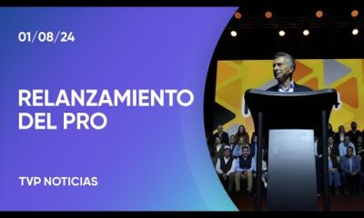 Declaraciones de Macri, Yeza y Ritondo en el acto de relanzamiento del PRO