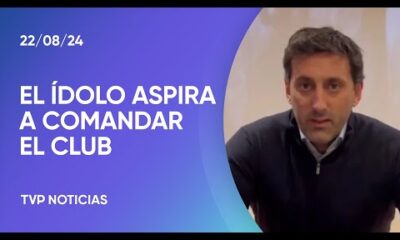 Diego Milito lanzó su candidatura a la presidencia de Racing