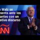 Discurso de Tim Walz, compañero de fórmula de Kamala Harris, donde cuenta su historia familiar