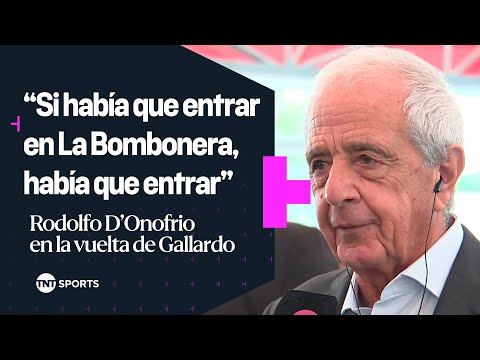 D’Onofrio en la vuelta de Gallardo en River: “Si habÃa que entrar en la cancha de Boca, se entraba” D’Onofrio en la vuelta de Gallardo en River: “Si habÃa que entrar en la cancha de Boca, se entraba”