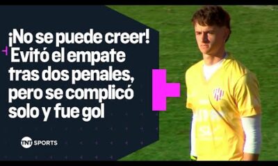 El arquero de UniÃ³n evitÃ³ el empate tras dos penales, pero fallÃ³ en salida y fue gol ð