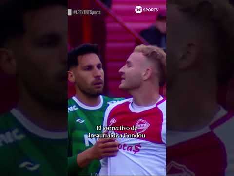 El correctivo de Insaurralde sobre Gondou ð³