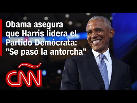 El discurso de Barack Obama donde nominó a Kamala Harris como candidata en la Convención Demócrata