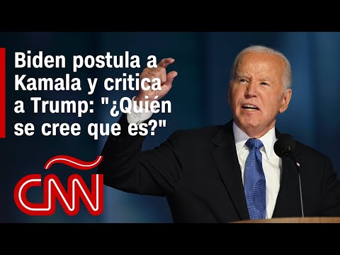 El discurso de Joe Biden para postular a Kamala Harris como candidata en la Convención Demócrata El discurso de Joe Biden para postular a Kamala Harris como candidata en la Convención Demócrata