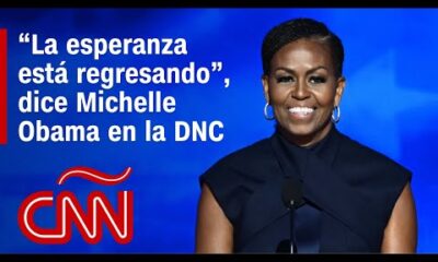 El discurso de Michelle Obama, ovacionada en la DNC: “Estados Unidos, la esperanza está regresando”