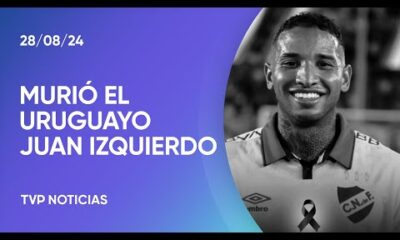 El fútbol de luto por la muerte del uruguayo Juan Izquierdo