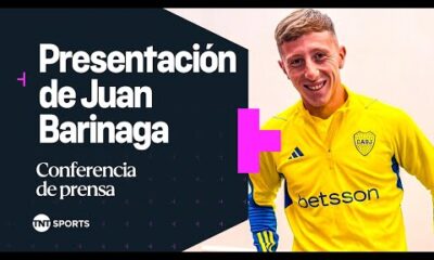 EN VIVO: Juan Barinaga es presentado como nuevo refuerzo de BOCA – Conferencia de prensa