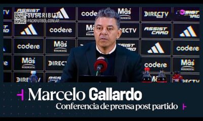 EN VIVO: Marcelo Gallardo habla en conferencia de prensa tras Gimnasia vs. River