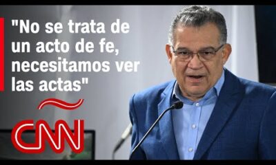 Enrique Márquez: Sin actas, el resultado publicado (elecciones de Venezuela) no significa nada