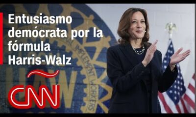 ¿Está aumentando el entusiasmo demócrata con la campaña de Harris y Walz?