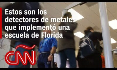 Estos son los detectores de metales que implementó una escuela de Florida como medida de seguridad