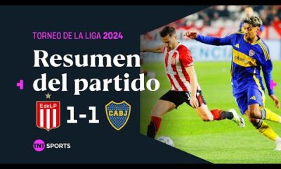 ESTUDIANTES y BOCA IGUALARON en UNO en un partido CALIENTE | #Estudiantes 1-1 #Boca | Resumen