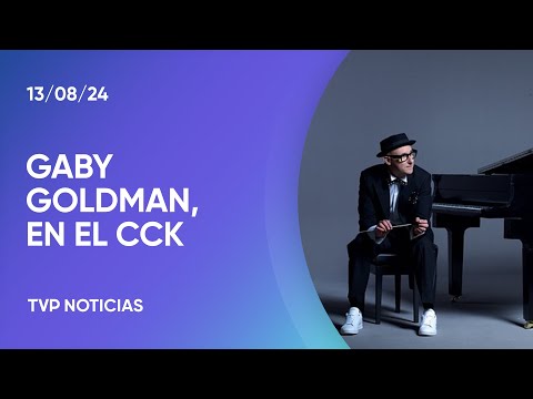 Gaby Goldman presentará dos conciertos en el CCK