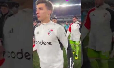 Gallardo saludÃ³ a todos los jugadores de su #River tras el empate con HuracÃ¡n