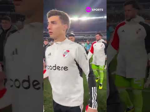 Gallardo saludÃ³ a todos los jugadores de su #River tras el empate con HuracÃ¡n