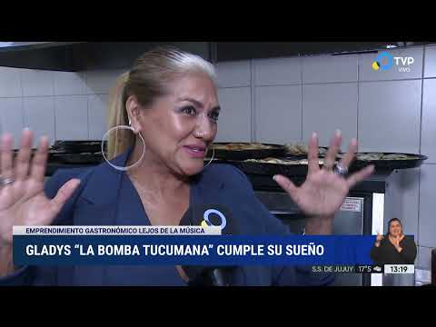 Gladys “La BombaTucumana” abrió un local de empanadas Gladys “La BombaTucumana” abrió un local de empanadas