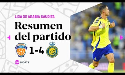 GOLAZO de CRISTIANO RONALDO y GOLEADA del AL NASSR ð¥ | #AlFaiha 1-4 #AlNassr | Resumen