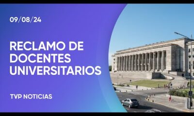 Gremios docentes universitarios en reclamo salarial