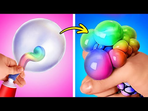 ¡HAZ TUS PROPIOS JUGUETES ANTI-ESTRÉS SATISFACTORIOS EN MINUTOS! 🎨😍