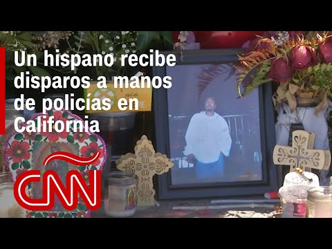 Imágenes de cámara muestran a hispano recibir disparos a manos de policías en California Imágenes de cámara muestran a hispano recibir disparos a manos de policías en California