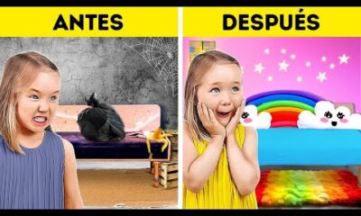 INCREÍBLE RENOVACIÓN DEL CUARTO INFANTIL ☁️💖 ARTESANÍAS DE DECORACIÓN DE BAJO PRESUPUESTO