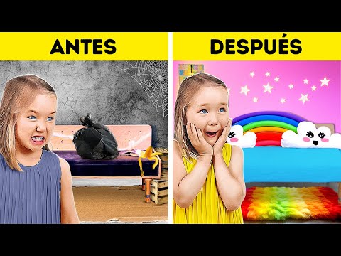 INCREÍBLE RENOVACIÓN DEL CUARTO INFANTIL ☁️💖 ARTESANÍAS DE DECORACIÓN DE BAJO PRESUPUESTO