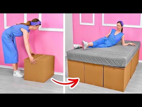 ¡Increíbles Manualidades con Cartón! Ideas DIY para Transformar Tu Espacio de Manera Divertida! 📦✂️ ¡Increíbles Manualidades con Cartón! Ideas DIY para Transformar Tu Espacio de Manera Divertida! 📦✂️