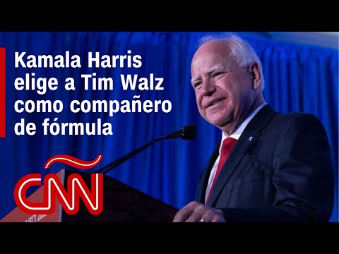 Kamala Harris elige a Tim Walz como aspirante demócrata a vicepresidente | Elecciones EE.UU. 2024