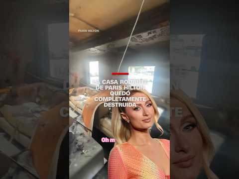 La casa rodante de #ParisHilton quedó completamente destruida por un incendio La casa rodante de #ParisHilton quedó completamente destruida por un incendio