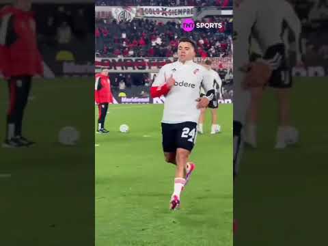 La entrada en calor del Huevo Acuña. Hoy será TITULAR en #River ð¥ La entrada en calor del Huevo Acuña. Hoy será TITULAR en #River ð¥