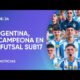 La selección sub17 argentina del fútsal gritó campeón ante Brasil