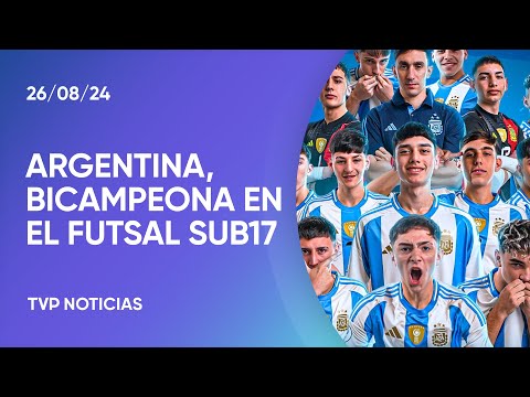 La selección sub17 argentina del fútsal gritó campeón ante Brasil La selección sub17 argentina del fútsal gritó campeón ante Brasil