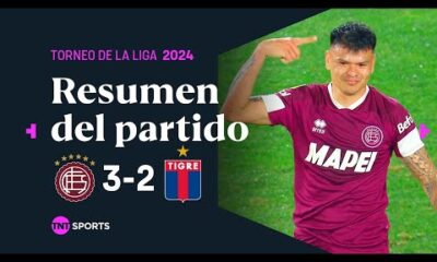 LANÃS lo ganÃ³ sobre el FINAL con una LOCURA de BOU ð¥ | #LanÃºs 3-2 #Tigre | Resumen