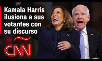 Los mejores momentos del cierre de la Convención Demócrata: Kamala Harris hace historia