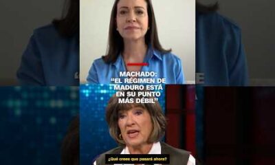 Maria Corina Machado asegura que “el régimen de Maduro esta en su punto más débil”