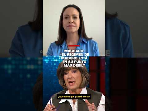 Maria Corina Machado asegura que “el régimen de Maduro esta en su punto más débil” Maria Corina Machado asegura que “el régimen de Maduro esta en su punto más débil”