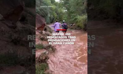 Más de 100 personas evacuadas y una desaparecida por inundaciones en el Gran Cañón