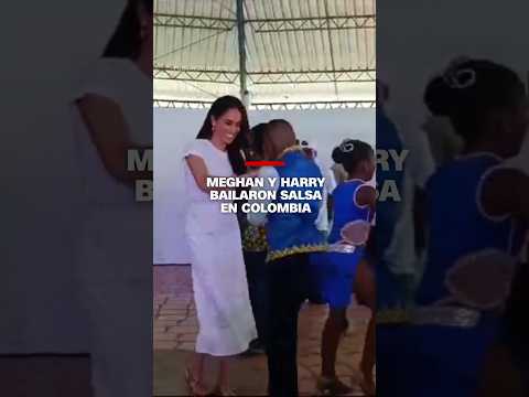Meghan y Harry bailaron salsa en Colombia Meghan y Harry bailaron salsa en Colombia