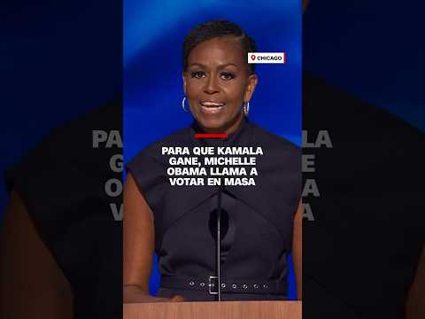 Michelle Obama llama a votar en masa para que gane Kamala Harris Michelle Obama llama a votar en masa para que gane Kamala Harris