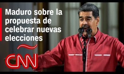 Mira lo que dijo Maduro sobre la propuesta de celebrar nuevas elecciones en Venezuela