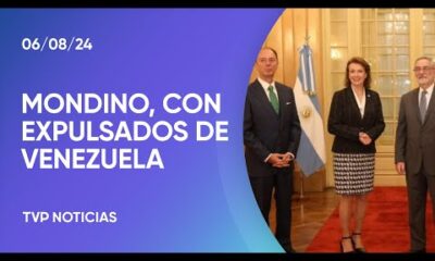 Mondino recibió a funcionarios argentinos que debieron abandonar Venezuela