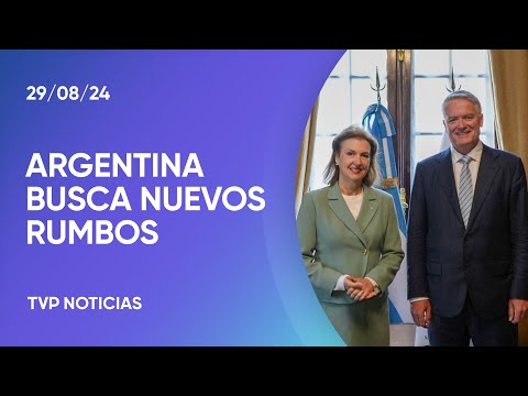 Mondino recibió al secretario general de la OCDE