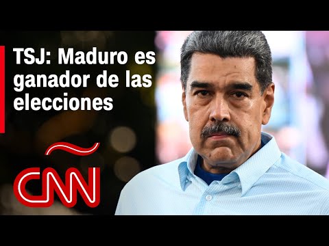 Nicolás Maduro ganó las elecciones en Venezuela, según el TSJ Nicolás Maduro ganó las elecciones en Venezuela, según el TSJ