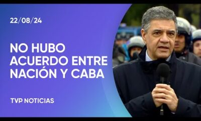 No hubo acuerdo entre Nación y CABA por los fondos coparticipables